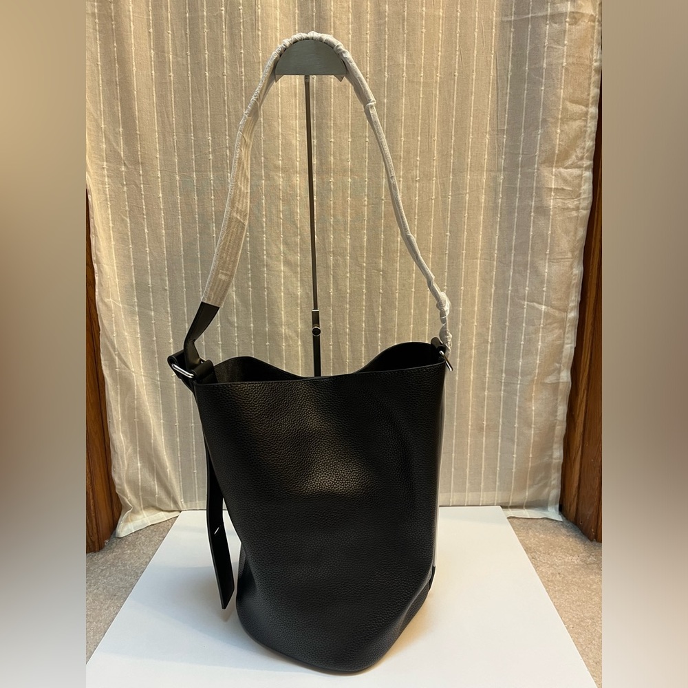 Leftside Retro Small Solid Color Leather Shoulder… - image 3